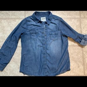 Denim button up
